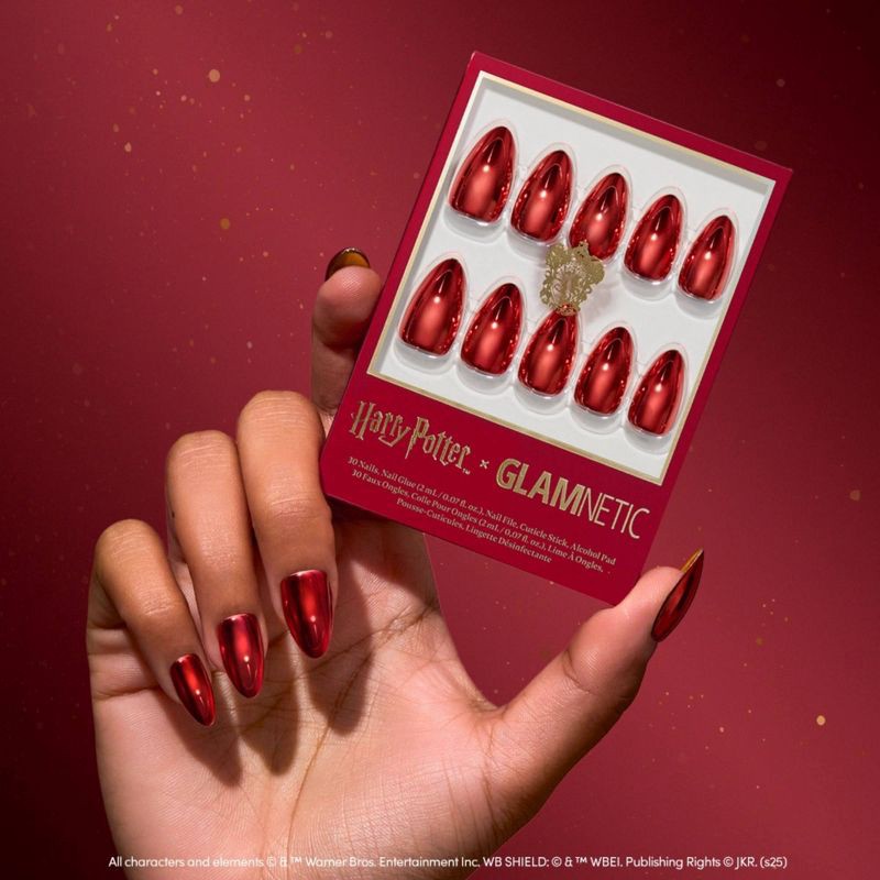 slide 2 of 8, Glamnetic Godric Gryffindor Press-On Nails - 30 ct - Ulta Beauty, 30 ct