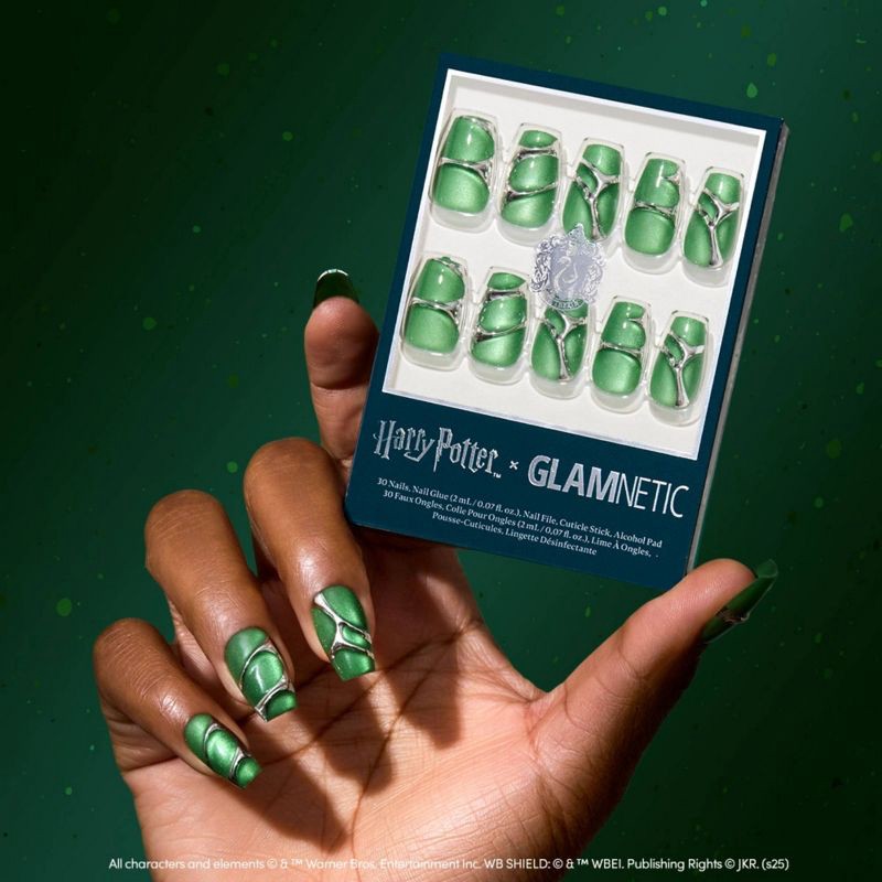 slide 2 of 9, Glamnetic Salazar Slytherin Press-On Nails - 30 ct - Ulta Beauty, 30 ct