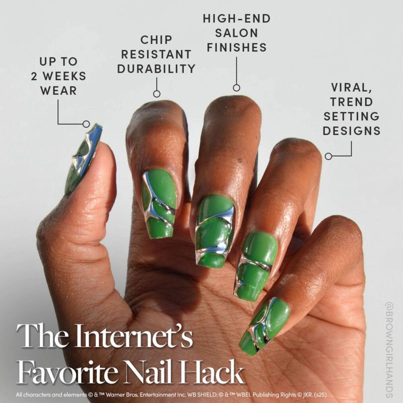 slide 5 of 9, Glamnetic Salazar Slytherin Press-On Nails - 30 ct - Ulta Beauty, 30 ct