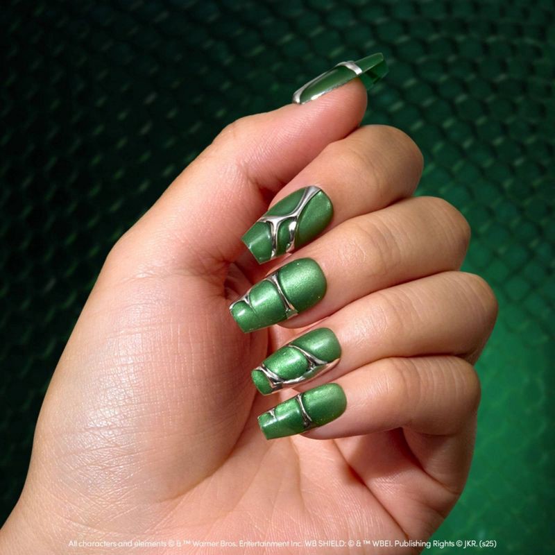 slide 7 of 9, Glamnetic Salazar Slytherin Press-On Nails - 30 ct - Ulta Beauty, 30 ct