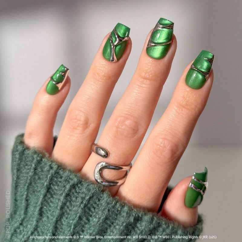 slide 9 of 9, Glamnetic Salazar Slytherin Press-On Nails - 30 ct - Ulta Beauty, 30 ct