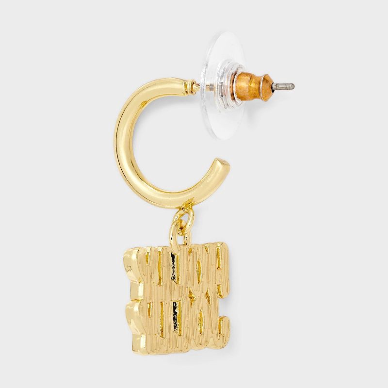 slide 3 of 3, SUGARFIX by BaubleBar Tinsel Traffic Earring Set - Red/White/Green, 1 ct