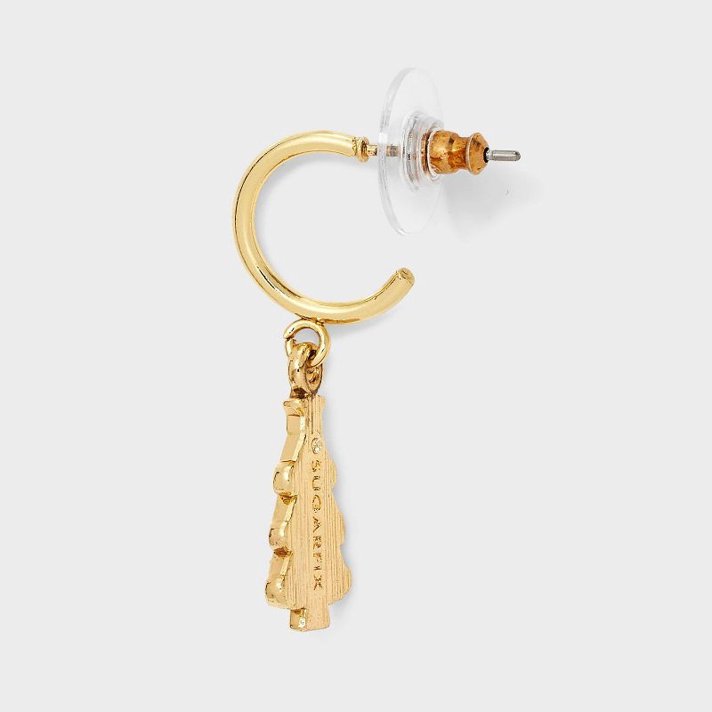 slide 3 of 3, SUGARFIX by BaubleBar Dashing Towards You Earring Set 3pc - Red/Green/Brown, 3 ct