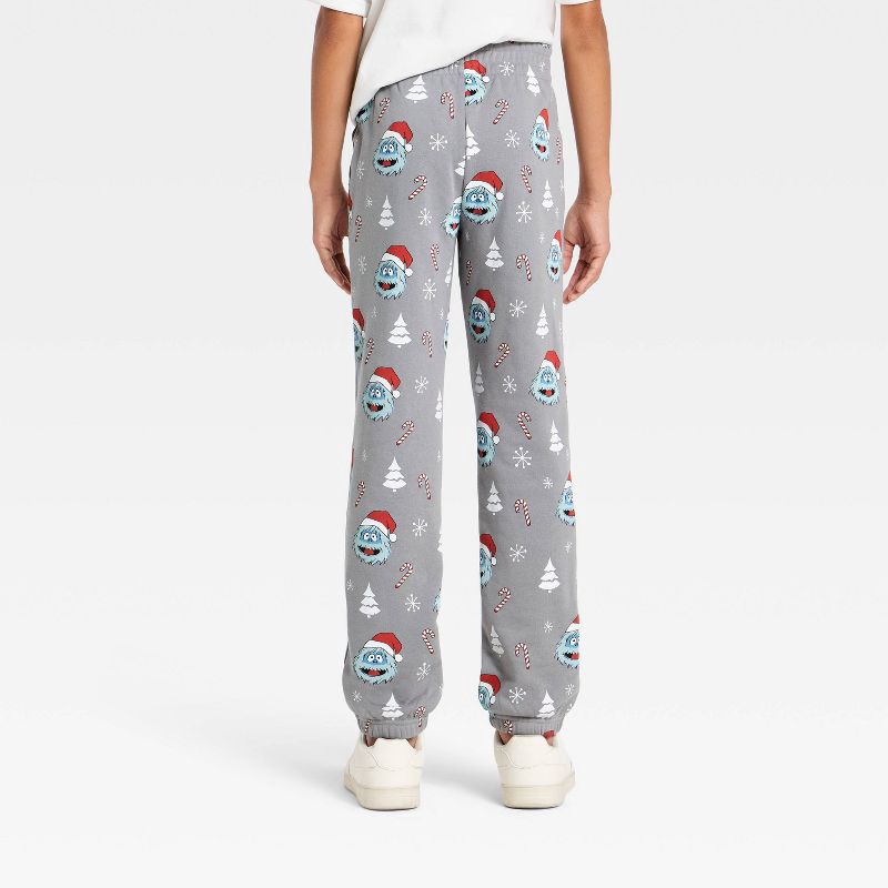 slide 3 of 4, DreamWorks Boys' Bumble The Abominable Snowman Graphic Fleece Jogger Pants - Gray XL, 1 ct