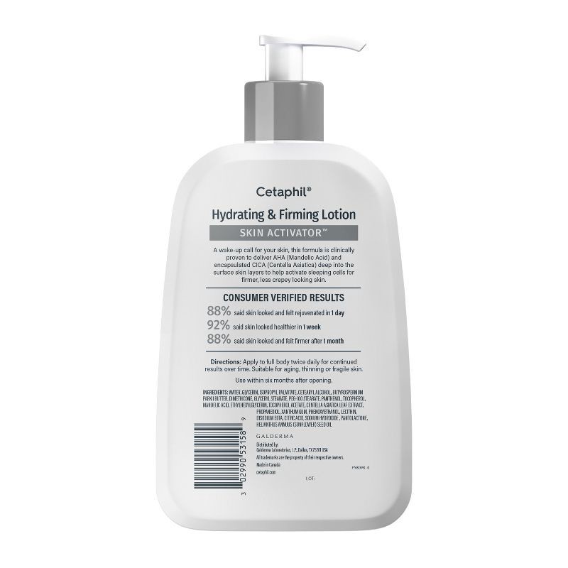 slide 3 of 8, Cetaphil Hydrating & Skin Firming Body Lotion - 16 fl oz, 16 fl oz