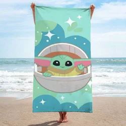 Star Wars: The Mandalorian Grogu Beach Towel