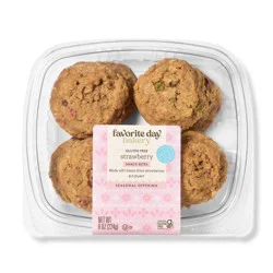 Gluten Free Strawberry Snack Bites - 8oz/8ct - Favorite Day™