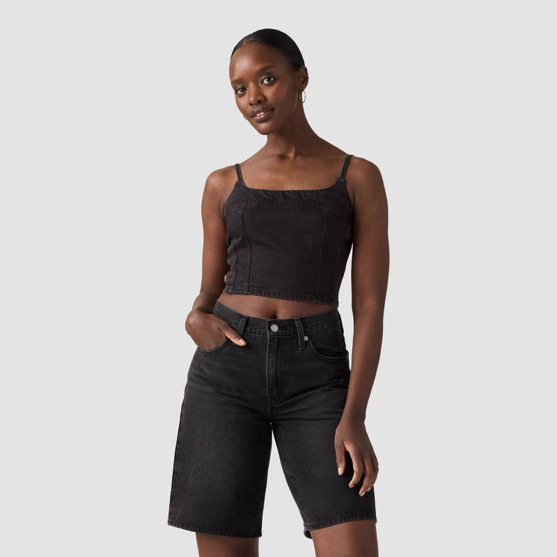 slide 1 of 2, Levi's® Women's Jadine Denim Cami Tank Top - First Or Last S, 1 ct