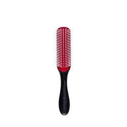 DENMAN Original Curl Definer & Styler Hair Brush - Black: For All Hair Types, Nylon Bristle