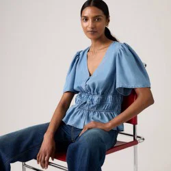 Levi's® Women's Rylan Crepe Blouse - Recharged Vibe M