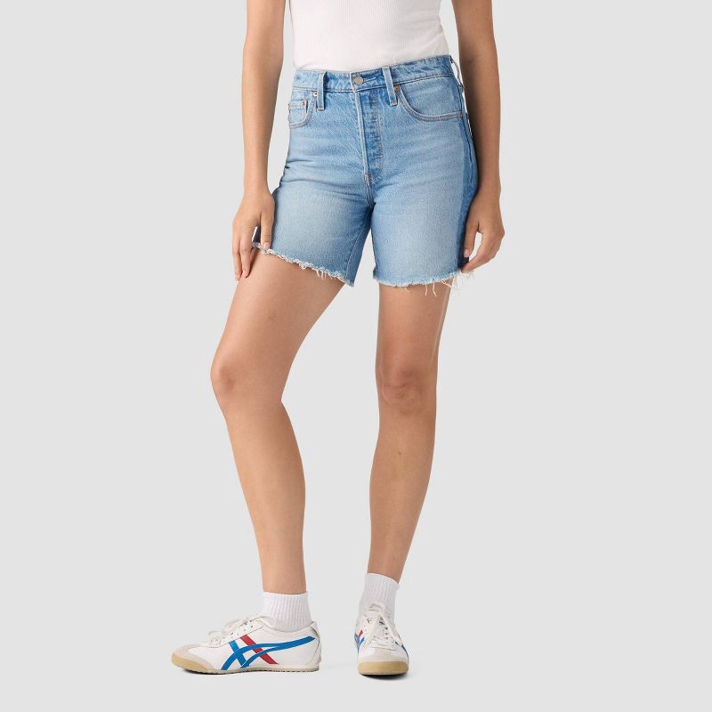 slide 1 of 3, Levi's® Women's 501® Mid-Thigh Shorts - So So No No 29, 1 ct