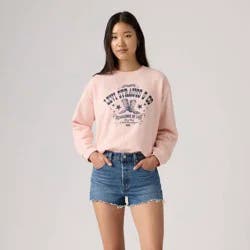 Levi's® Women's Graphic Everyday Sweatshirt - Crystal Pink S