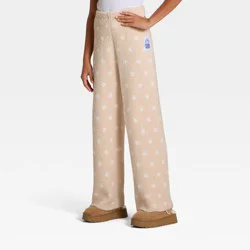 Sanrio Girls' Hello Kitty and Friends Dot Printed Boucle Pants - Beige M