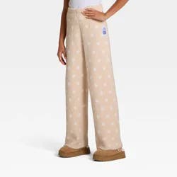 Sanrio Girls' Hello Kitty and Friends Dot Printed Boucle Pants - Beige M