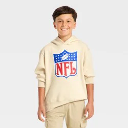 Boys' NFL Hooded Fleece Graphic Sweatshirt - L