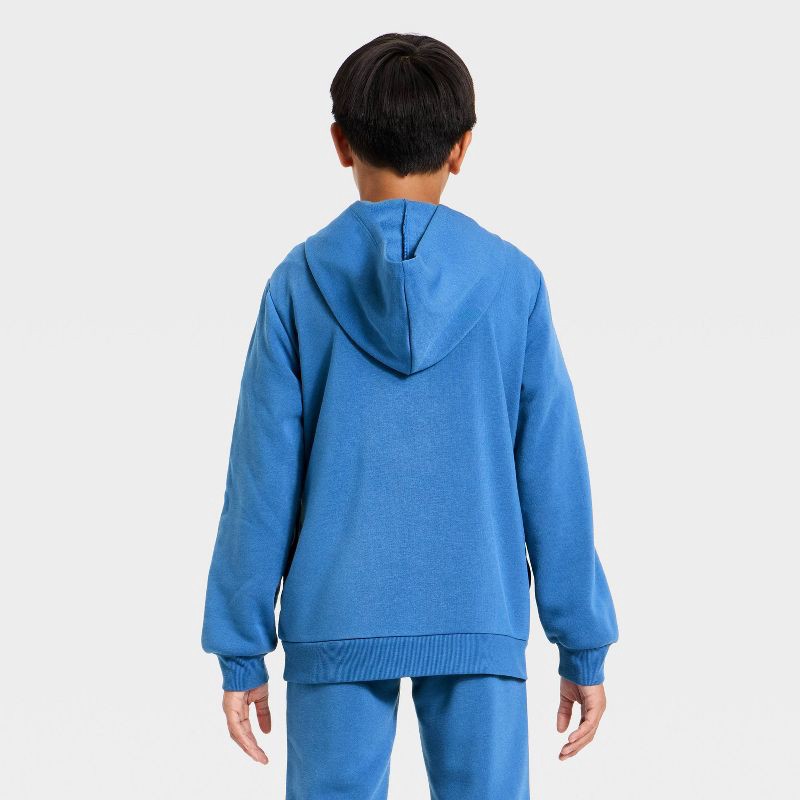 slide 3 of 4, Nickelodeon Boys' SpongeBob SquarePants Graphic Hooded Fleece Sweatshirt - Blue S, 1 ct