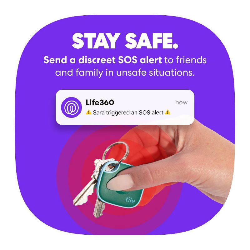 slide 6 of 7, Tile Mate Life360 2024 - Pink Punch, 1 ct