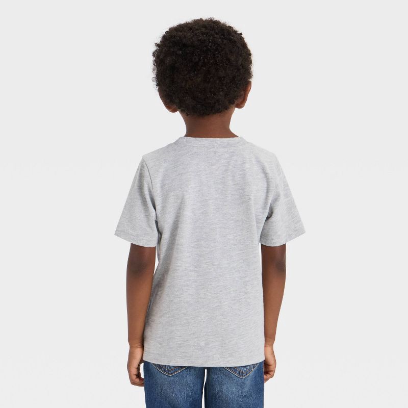 slide 3 of 4, Toddler Boys' Disney Cars Lightning McQueen Racing T-Shirt - Heather Gray 12M, 1 ct