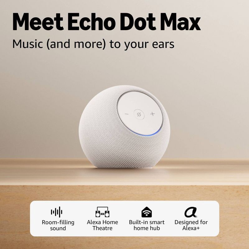 slide 2 of 7, Amazon Echo Dot Max Graphite, 1 ct