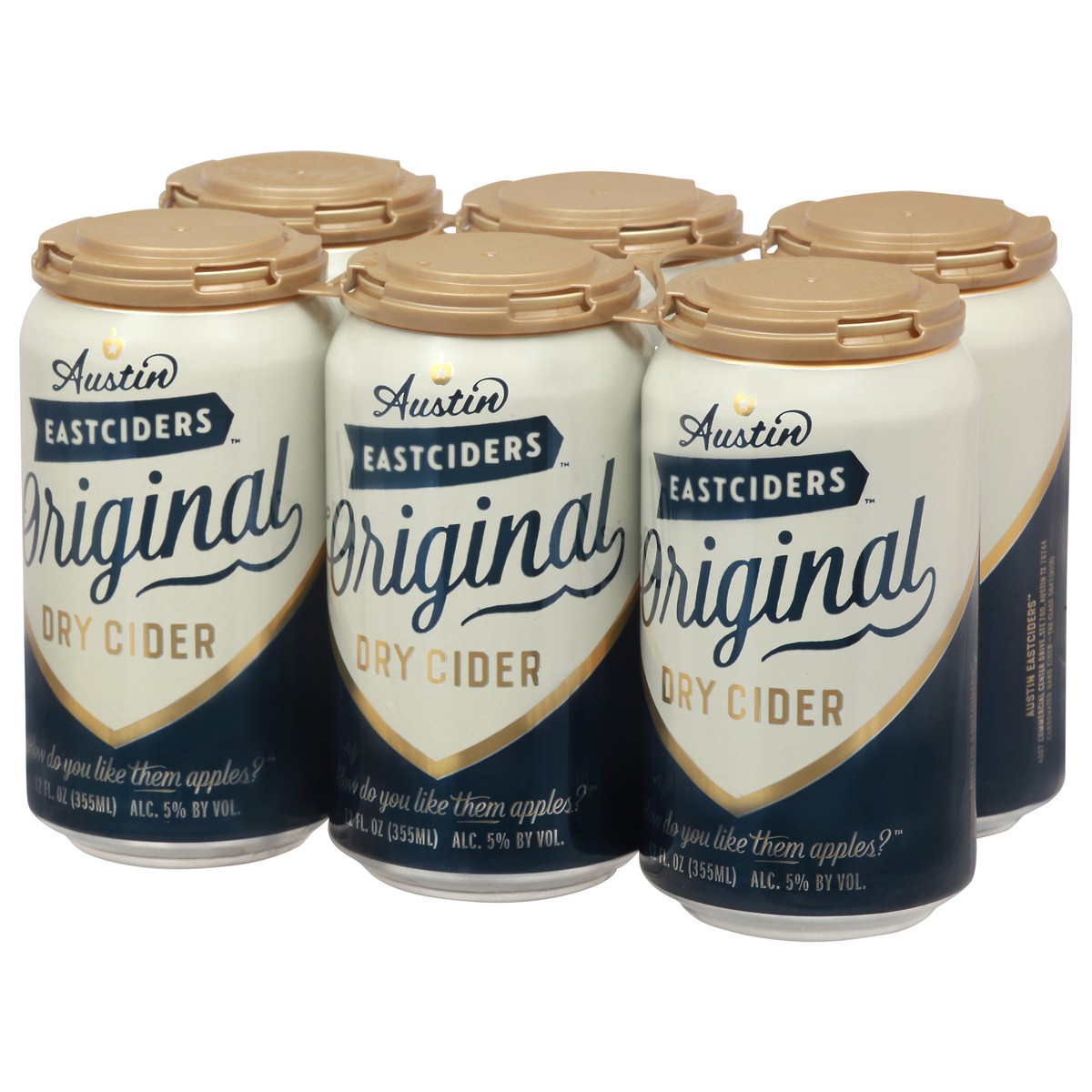 slide 5 of 13, Austin Eastciders Original Dry Hard Cider 6 - 12 fl oz Cans, 6 ct