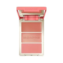 Morphe Cheek Thrills Multi-Finish Face Trio - Beach Bonfire - 10.8g: No Fragrance, Talcum-Free, Buildable Coverage