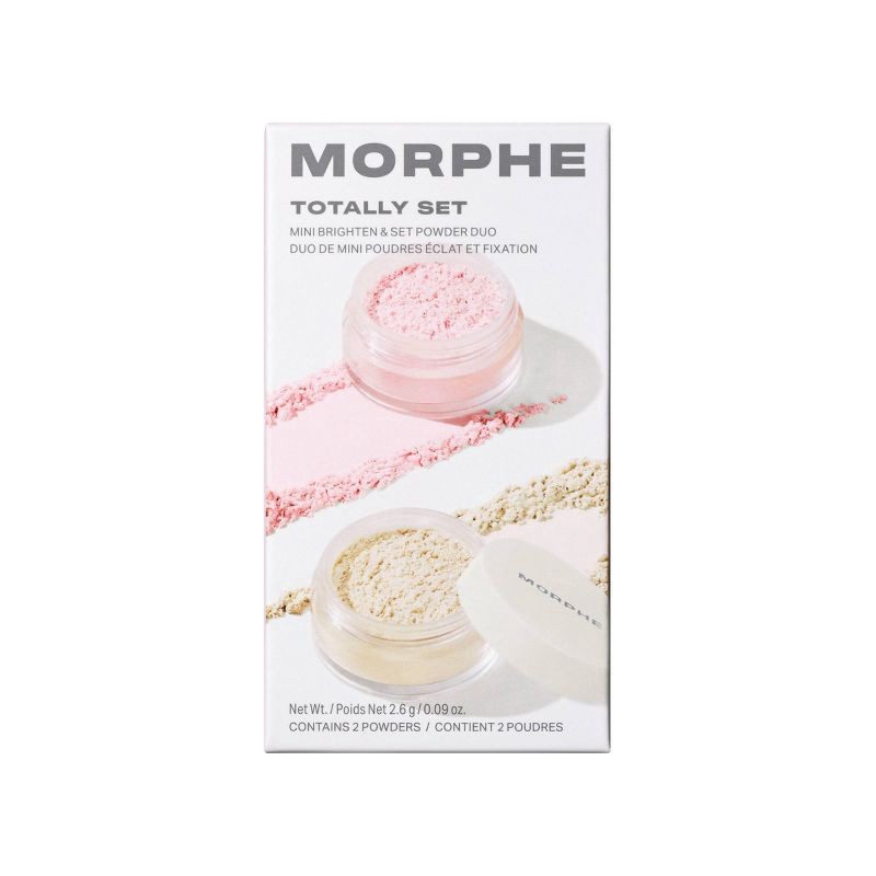 slide 5 of 5, Morphe Totally Set Mini Brighten & Set Powder Duo - 2.6g, 2.6 gram
