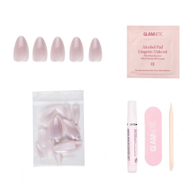 slide 3 of 6, Glamnetic Selenite Press-On Nails - 30 ct - Ulta Beauty, 30 ct