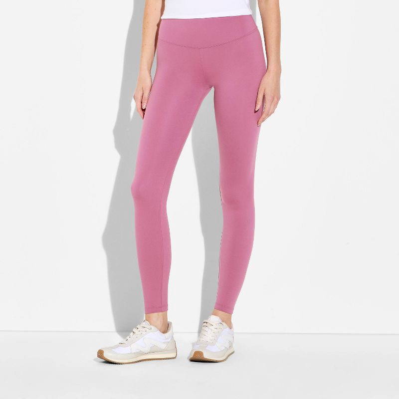 slide 2 of 3, Women's High-Waisted ButterBliss Leggings - Wild Fable™ Mauve XS, 1 ct