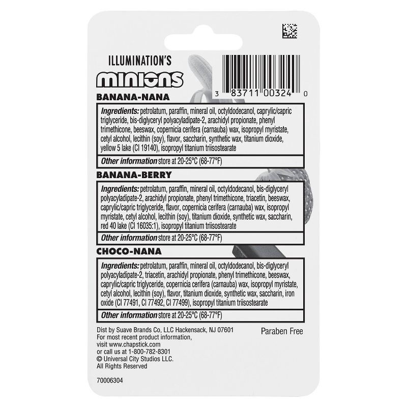 slide 2 of 8, Chapstick Minions Variety Pack Lip Balms - 3ct, 3 ct