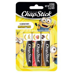 Chapstick Minions Variety Pack Lip Balms - 3ct