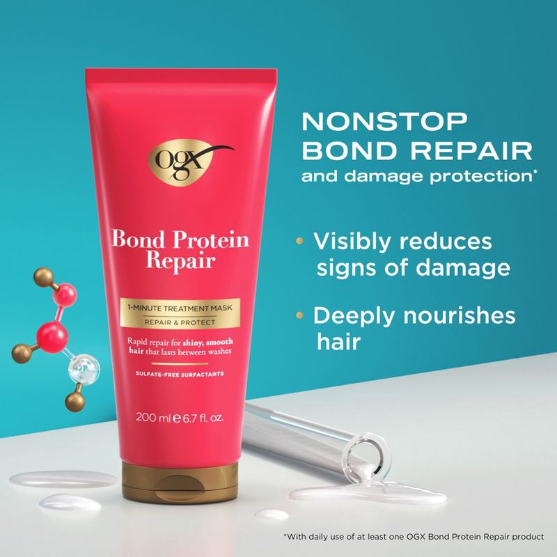 slide 3 of 9, OGX Abbey Yung Hair Care Gift Set - Heat Protect Spray, Treatment Mask and Oil - Full Size - 3pc, 3 ct