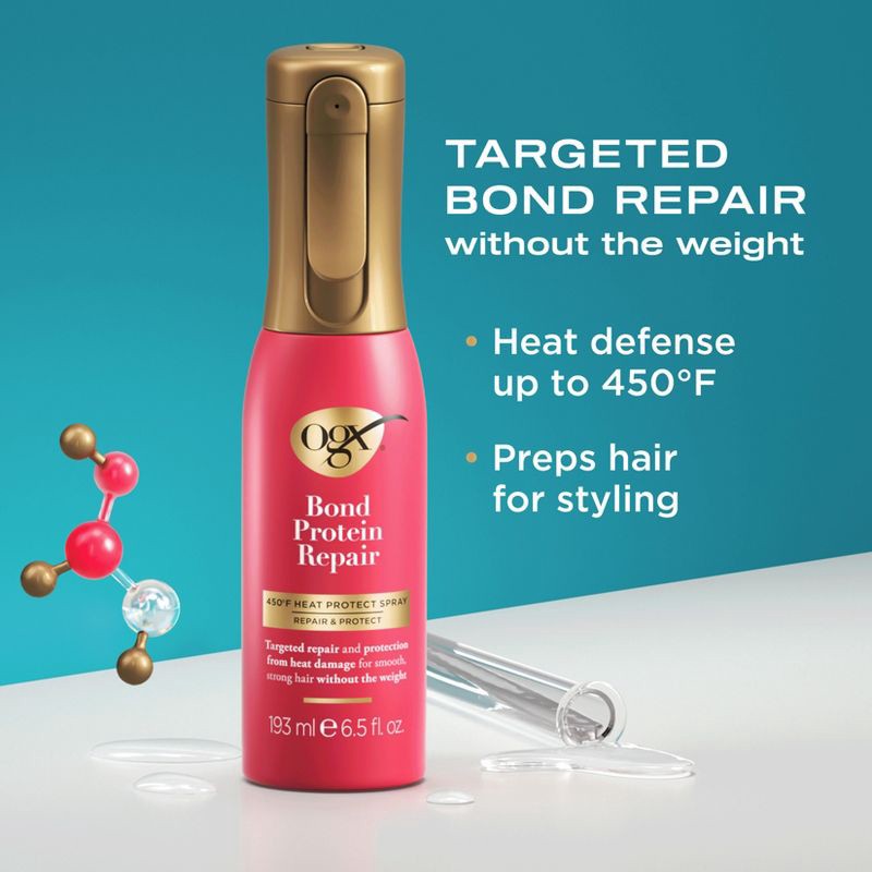 slide 4 of 9, OGX Abbey Yung Hair Care Gift Set - Heat Protect Spray, Treatment Mask and Oil - Full Size - 3pc, 3 ct