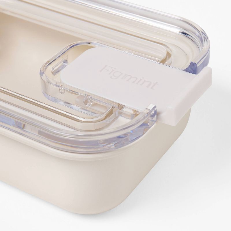 slide 4 of 5, 4pc (Set of 2) 1c Meal Prep Food Storage Container Set Cream - Figmint™, 4 ct