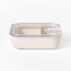 Bento Meal Prep Food Storage Container Cream - Figmint™