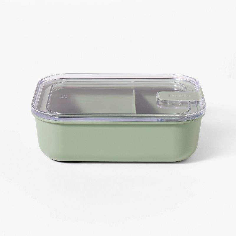 slide 1 of 5, Bento Meal Prep Food Storage Container Sage - Figmint™, 1 ct