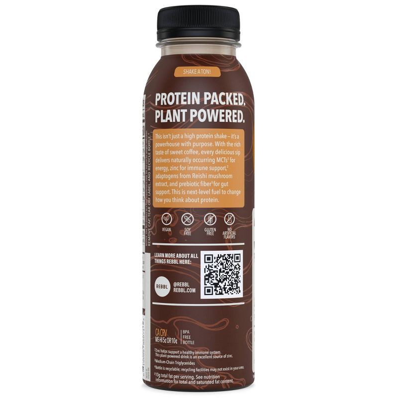 slide 2 of 3, REBBL Latte Protein Shake - 12 fl oz, 12 fl oz