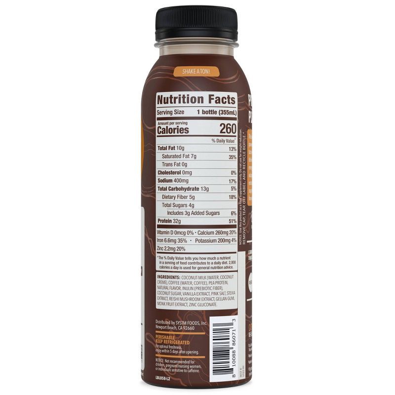 slide 3 of 3, REBBL Latte Protein Shake - 12 fl oz, 12 fl oz