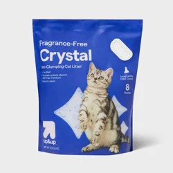 Gel Silica Odor Control, Low Dust, Lightweight, Unscented, Non - Clumping Cat Litter - 8lb - up&up™