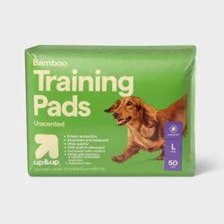 Eco Friendly Bamboo Dog Training Pads - 50ct - up&up™