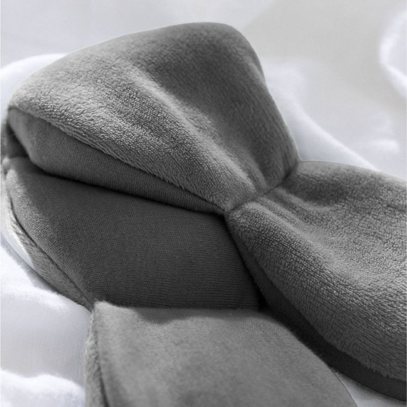 slide 3 of 6, nodpod Weighted Eye Mask Gray, 1 ct