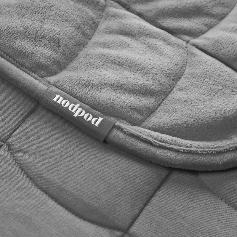 slide 3 of 5, nodpod Weighted Body Pod Gray, 1 ct