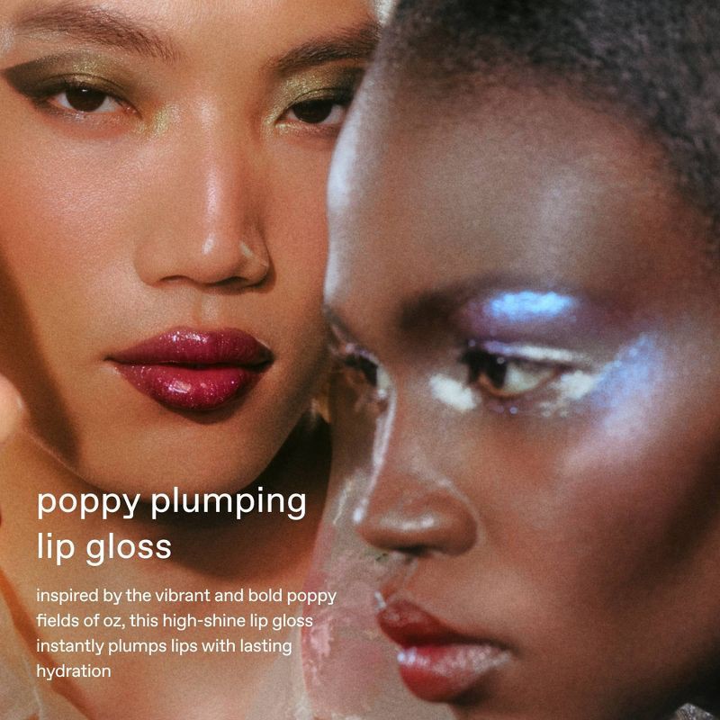 slide 5 of 9, r.e.m. beauty Wicked For Good Poppy Plumping Lip Gloss Plum Petals - 0.34 fl oz - Ulta Beauty, 0.34 fl oz