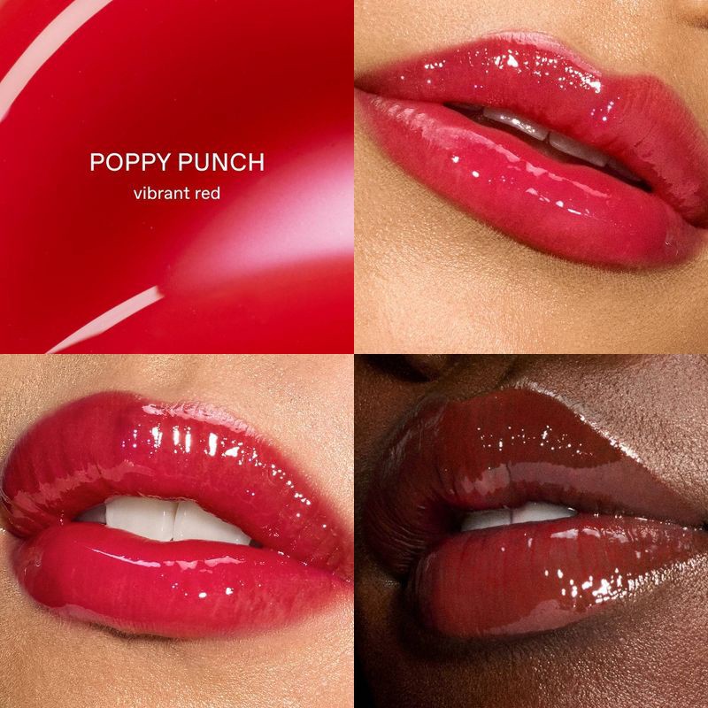 slide 3 of 9, r.e.m. beauty Wicked For Good Poppy Plumping Lip Gloss Poppy Punch - 0.34 fl oz - Ulta Beauty, 0.34 fl oz