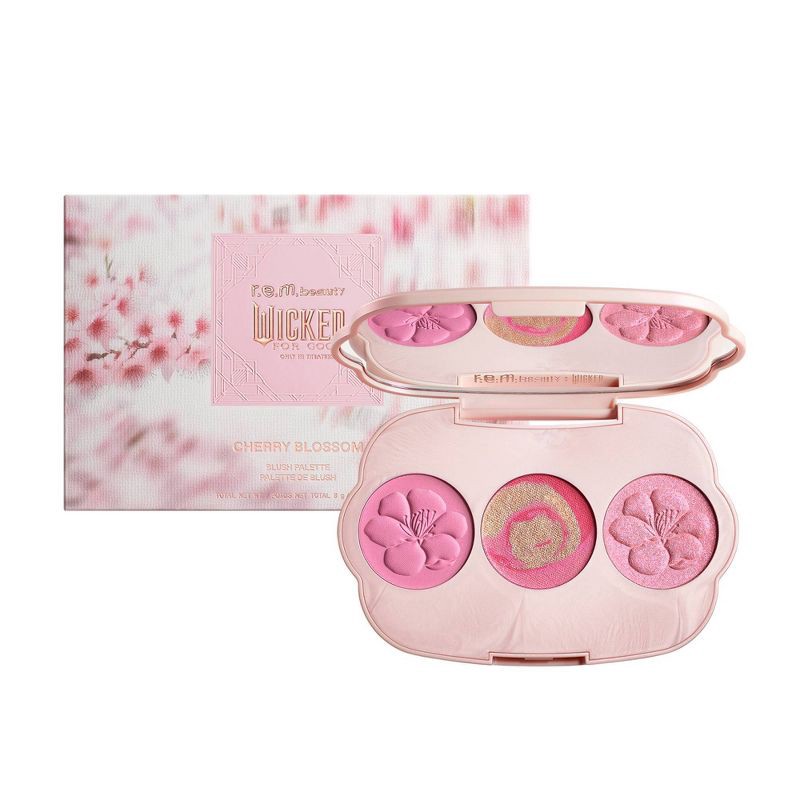 slide 1 of 8, r.e.m. beauty Wicked For Good Cherry Blossom Blush Palette - Pink - 0.27 fl oz - Ulta Beauty, 0.27 fl oz