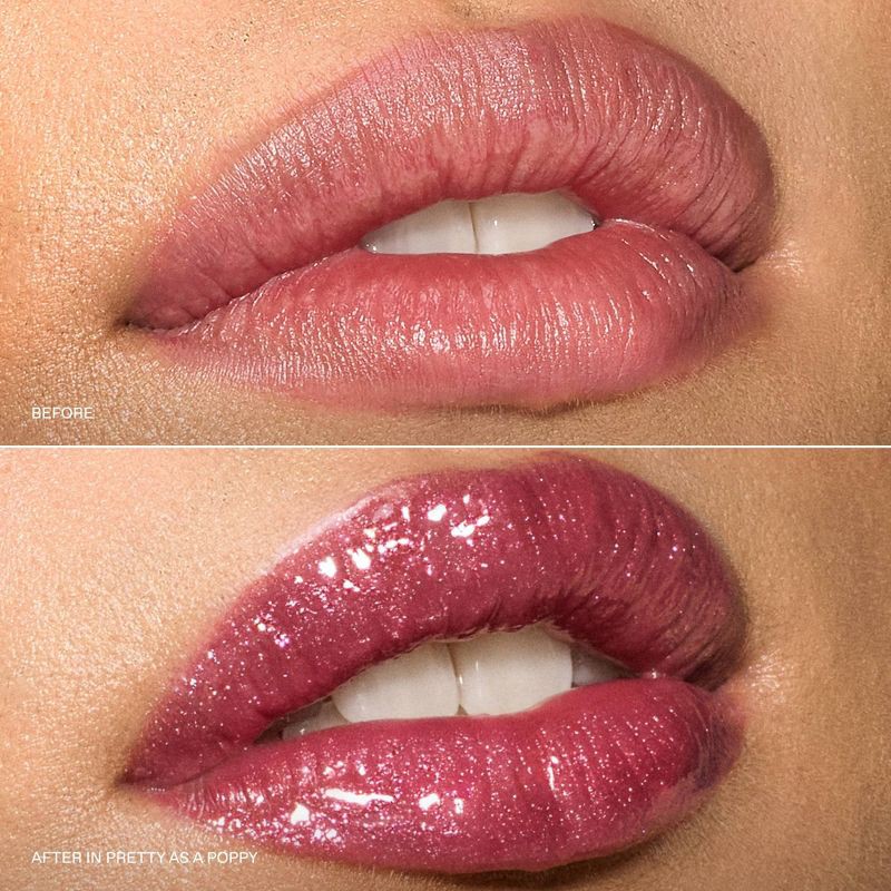 slide 4 of 9, r.e.m. beauty Wicked For Good Poppy Plumping Lip Gloss Pretty as a Poppy - 0.34 fl oz - Ulta Beauty, 0.34 fl oz