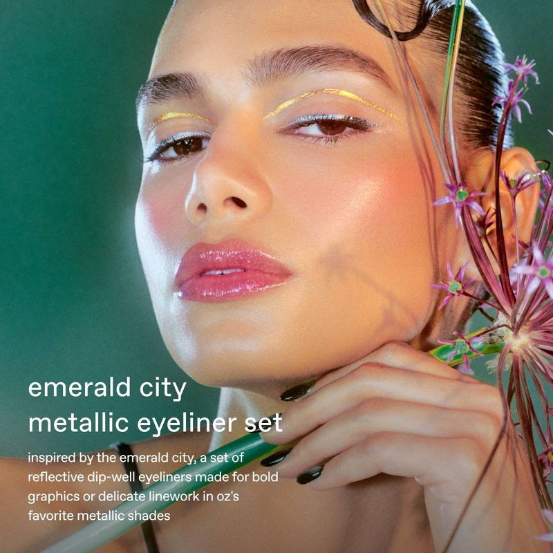 slide 4 of 8, r.e.m. beauty Wicked For Good Emerald City Metallic Eyeliner Set - 0.47 fl oz - Ulta Beauty, 0.47 fl oz