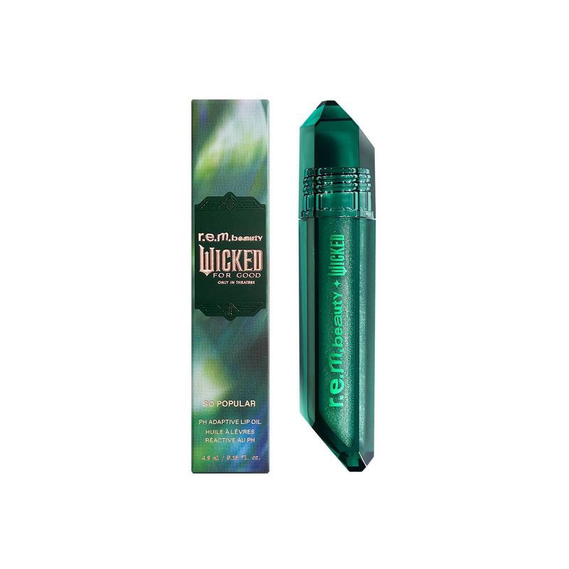 slide 1 of 8, r.e.m. beauty Wicked For Good So Popular PH Adaptive Lip Oil - 0.16 fl oz - Ulta Beauty, 0.16 fl oz