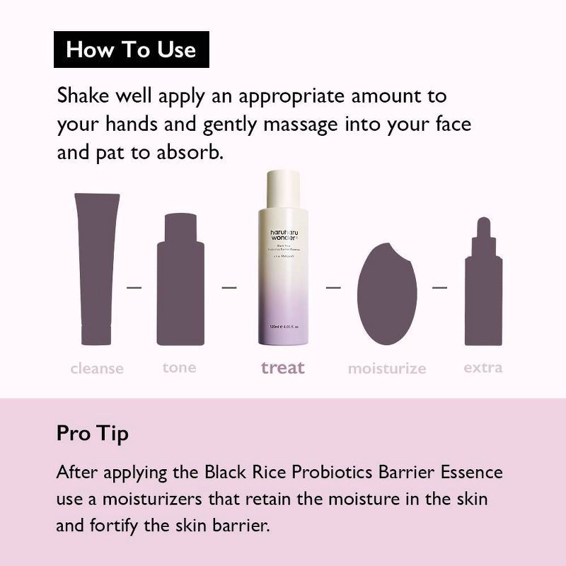 slide 9 of 10, haruharu wonder Black Rice Probiotics Barrier Essence - 1.01 fl oz, 1.01 fl oz