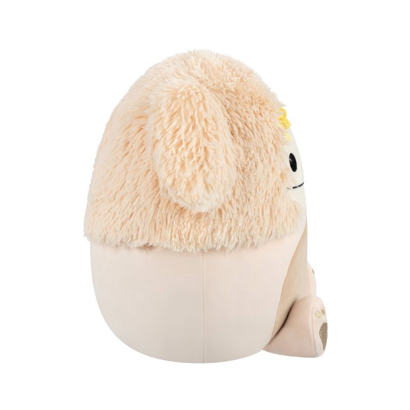 slide 8 of 12, Squishmallows 14" Cream Bigfoot with Tan Fuzzy Belly and Gold Sparkle Footprint Large Plush, 1 ct