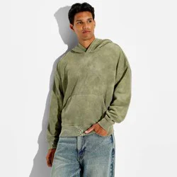 Men's Fleece Hooded Sweatshirt - Original Use™ Olive Green S